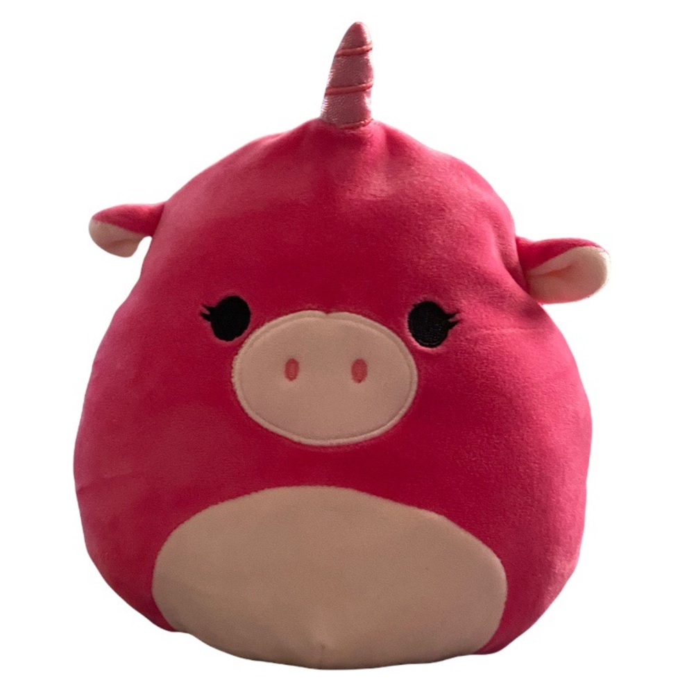 Kellytoy Squishmallow 8" Astrid Pink Unicorn Super Soft Plush Mythical Squad EUC